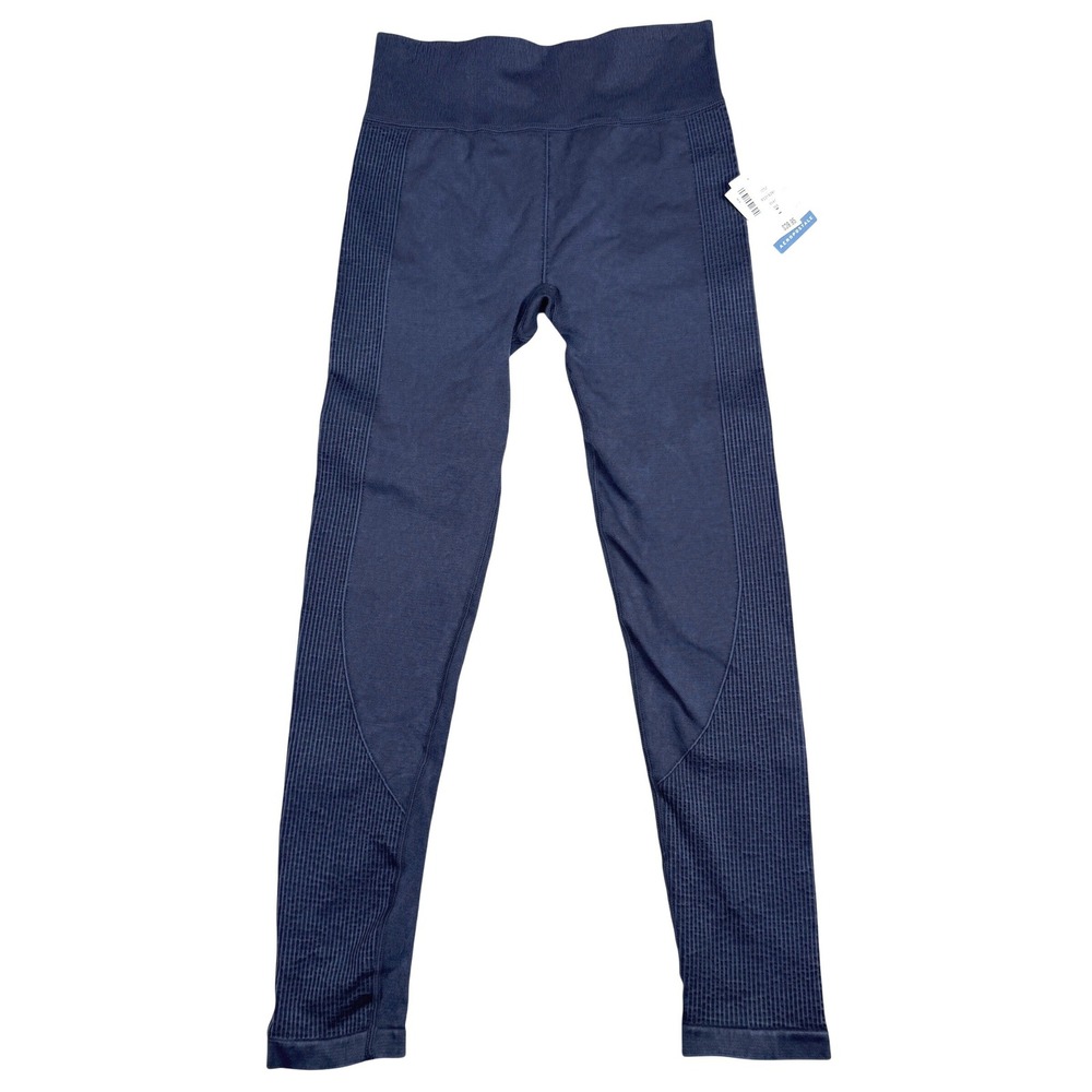 AEROPOSTALE Seamless High Rise‎ Legging Navy Blue Medium Activewear Workout